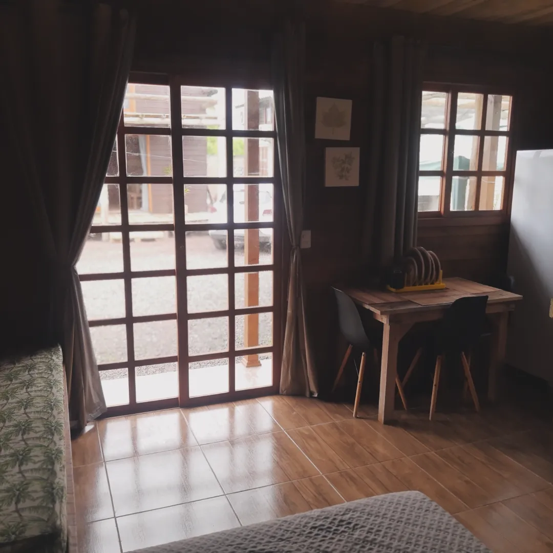Ambiente interno em madeira