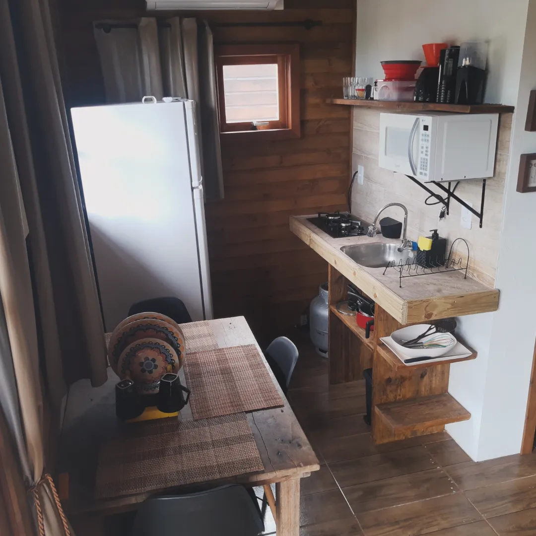 Área da cozinha e refeições